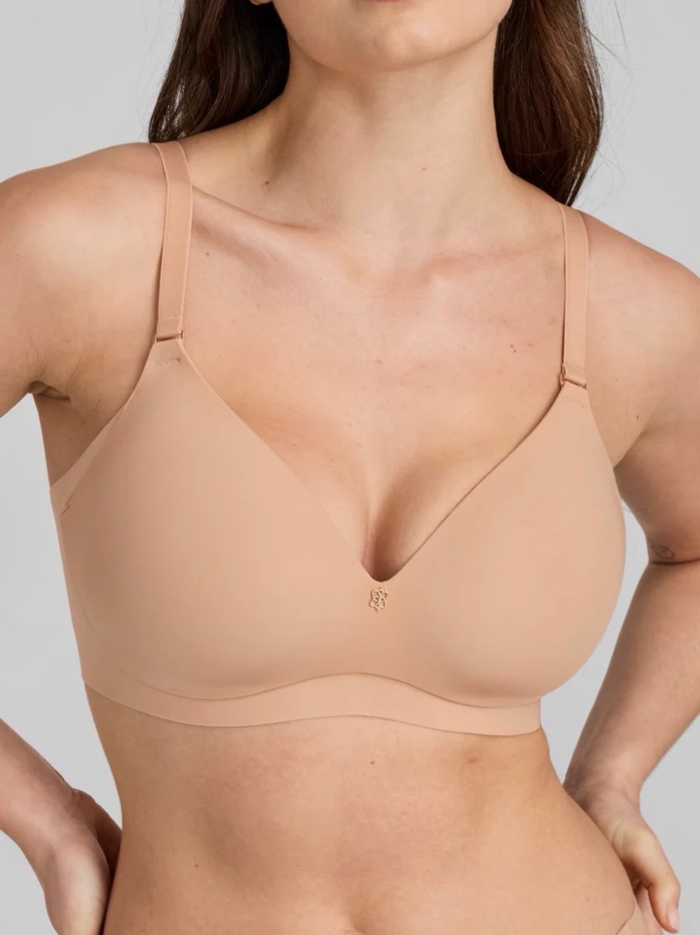 Honeylove‎ Women’s Sand Wireless CloudEmbrace Bra 34C